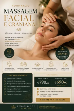 Formação Massagem Facial e Craniana