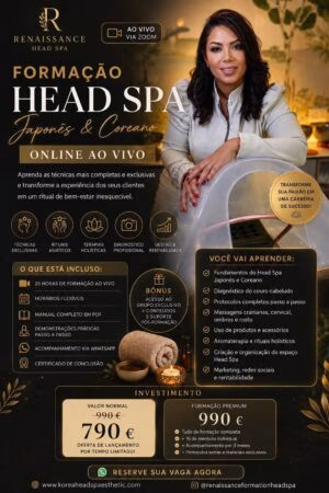 Formação Head Spa Online ao Vivo